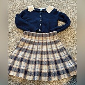 Draper James Navy Knit Cardigan